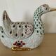 Italian porcelain bird candy box from the 70s