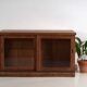 Antique shop counter with glass doors (circa 1920)