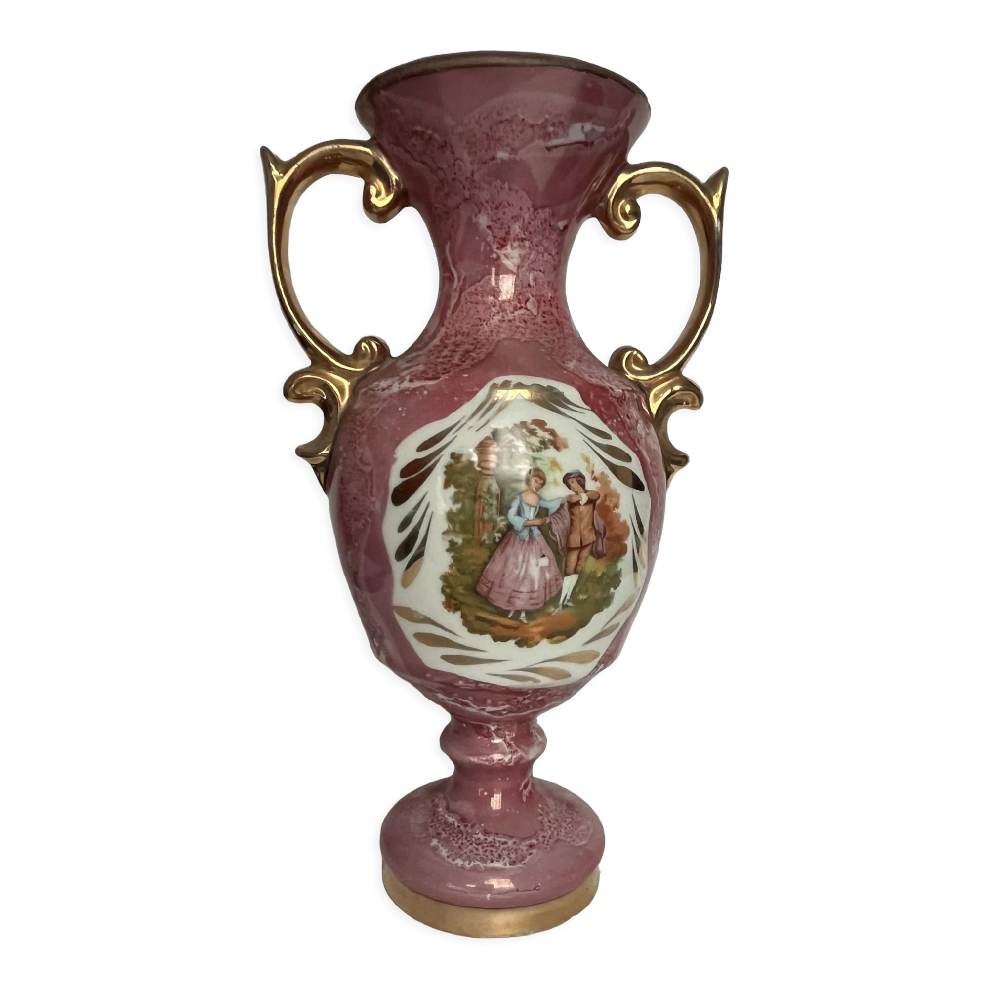 Antique earthenware vase