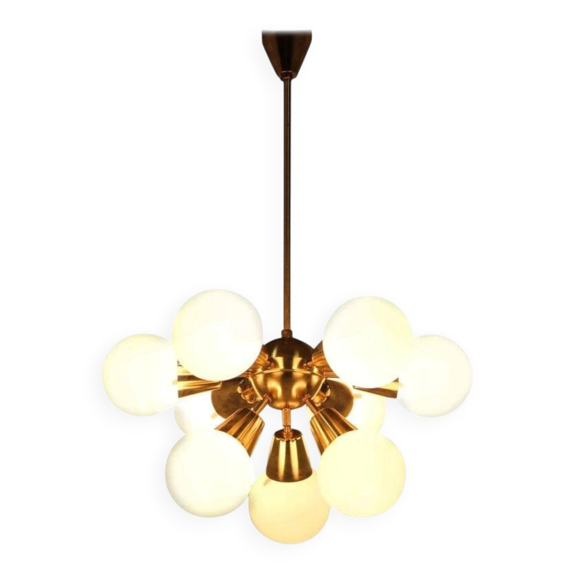 Midcentury Space Age Sputnik Chandelier, 1970s