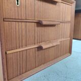 Teak desk by Gunni Omann "model 75" for Omann Jun, Dänemark 1960s