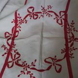 Antique tablecloth embroidered in kelsch