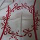 Nappe ancienne brodée en kelsch