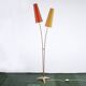 Vintage Stehlampe Cosack en fibre de verre Messing