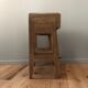 Vintage modernist bedside in oak 1950