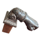 Cast iron door knocker from the 19th century or earlier.