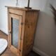 Antique pine and hammered glass confiturier - Renovated