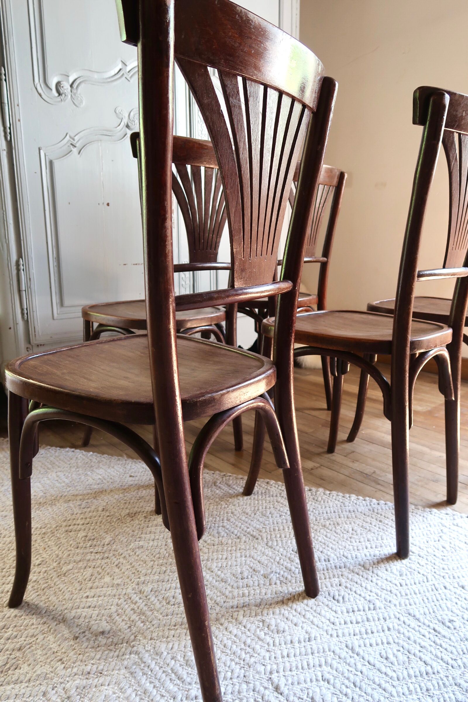 Lot de 5 chaises bistrot