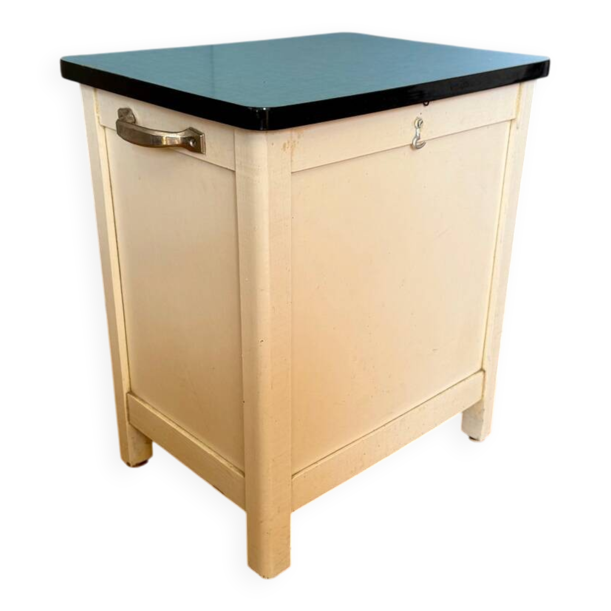 Vintage 1950s Formica storage stool