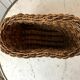 Vintage woven rope basket