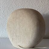 Vintage lamp in Chauvigny stone, signed Arsène Galisson