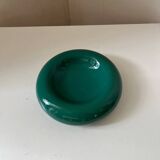 Cendrier vide poche rond vert François Chatain France 1980