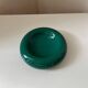 Round green ashtray/pocket organizer by François Chatain, France, 1980