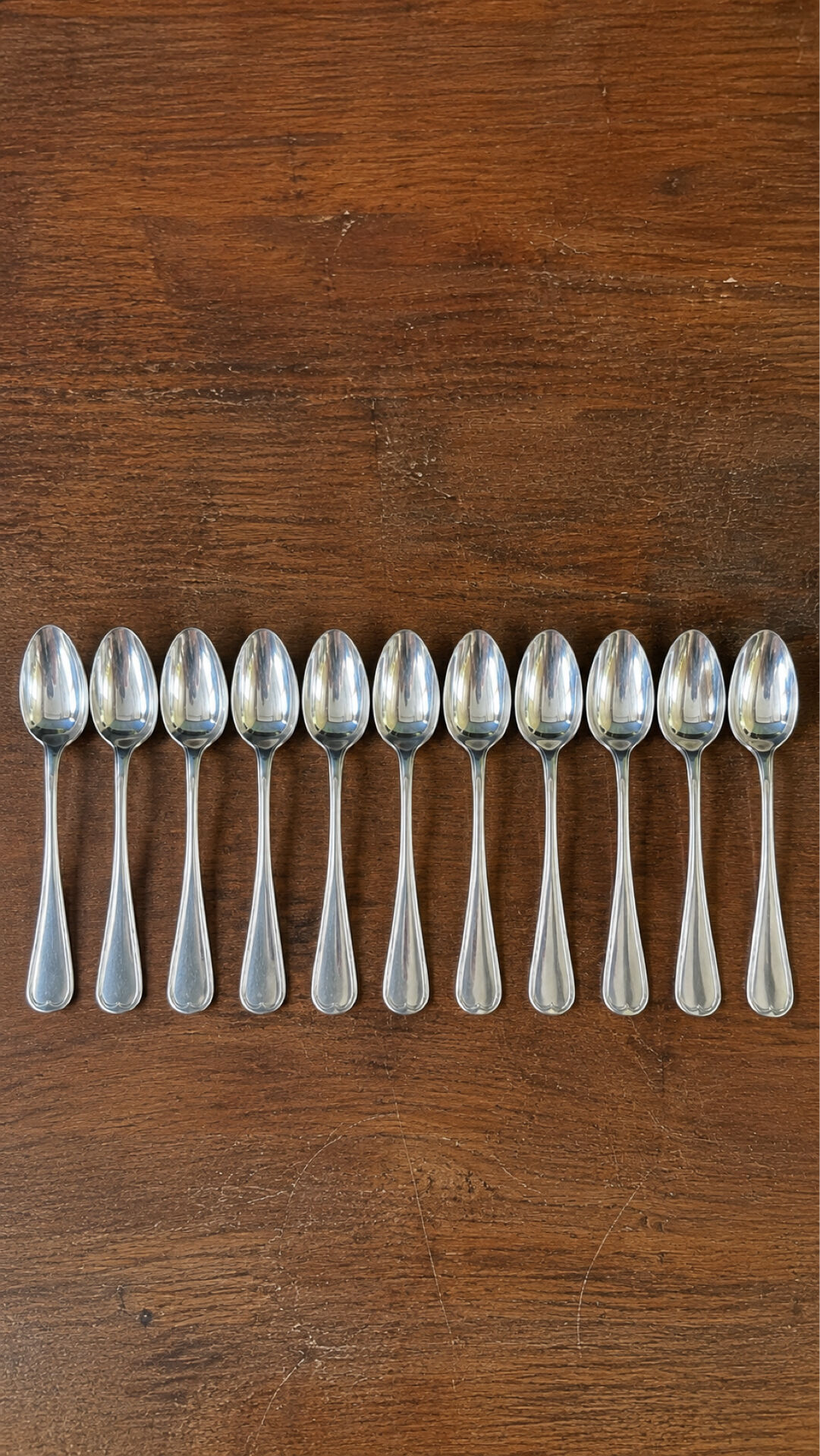 Christofle cutlery set model Boréal 24 pieces Silver-plated Metal Art D box