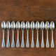 Christofle cutlery set model Boréal 24 pieces Silver-plated Metal Art D box