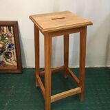 Mid-high geometric wood tab