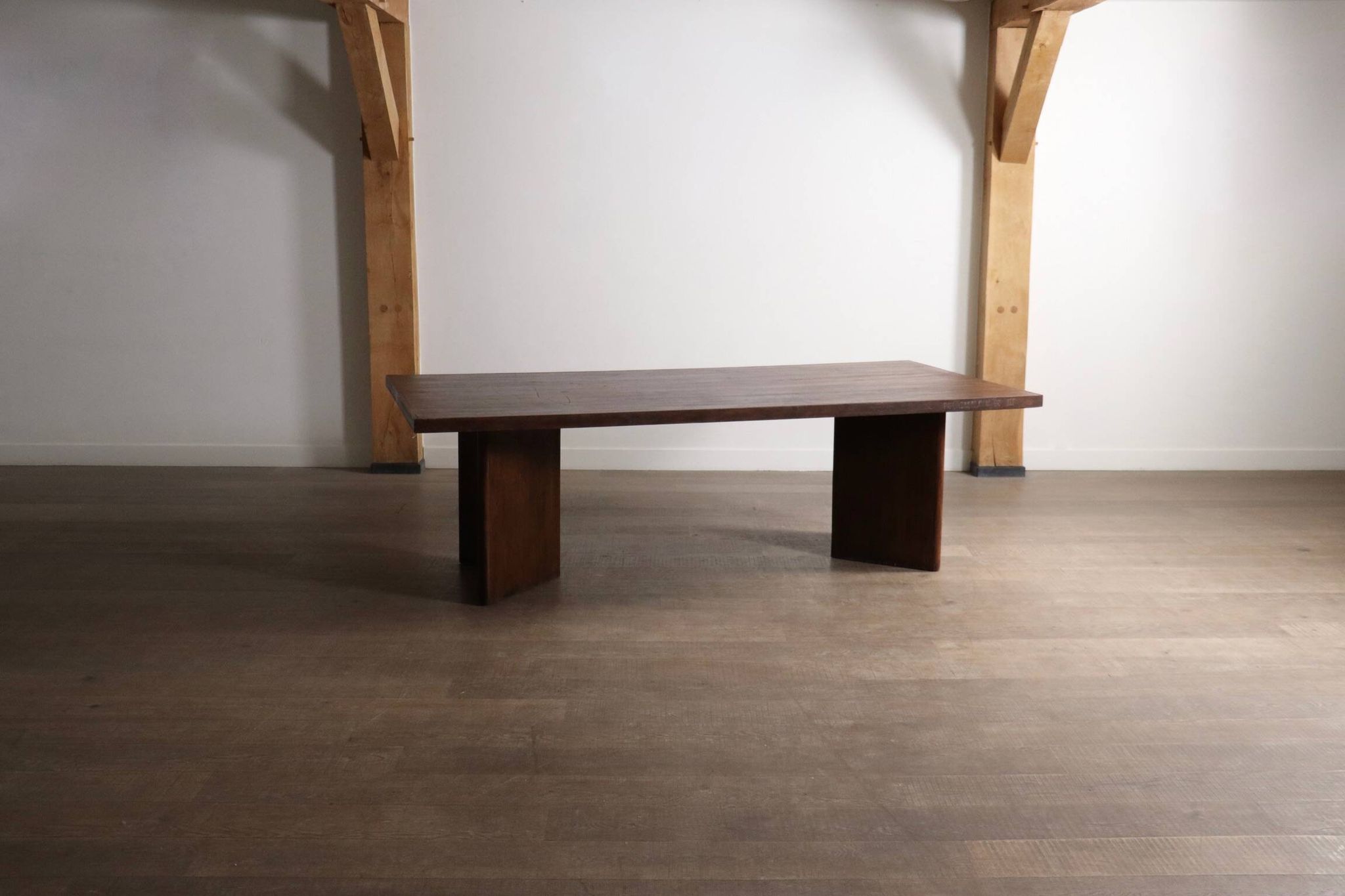 Pierre Jeanneret large library table PJ-TAT-08-A, Chandigarh, 1955-1956