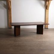 Pierre Jeanneret large library table PJ-TAT-08-A, Chandigarh, 1955-1956