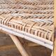 High-backed adult rattan armchair, circa 1960
