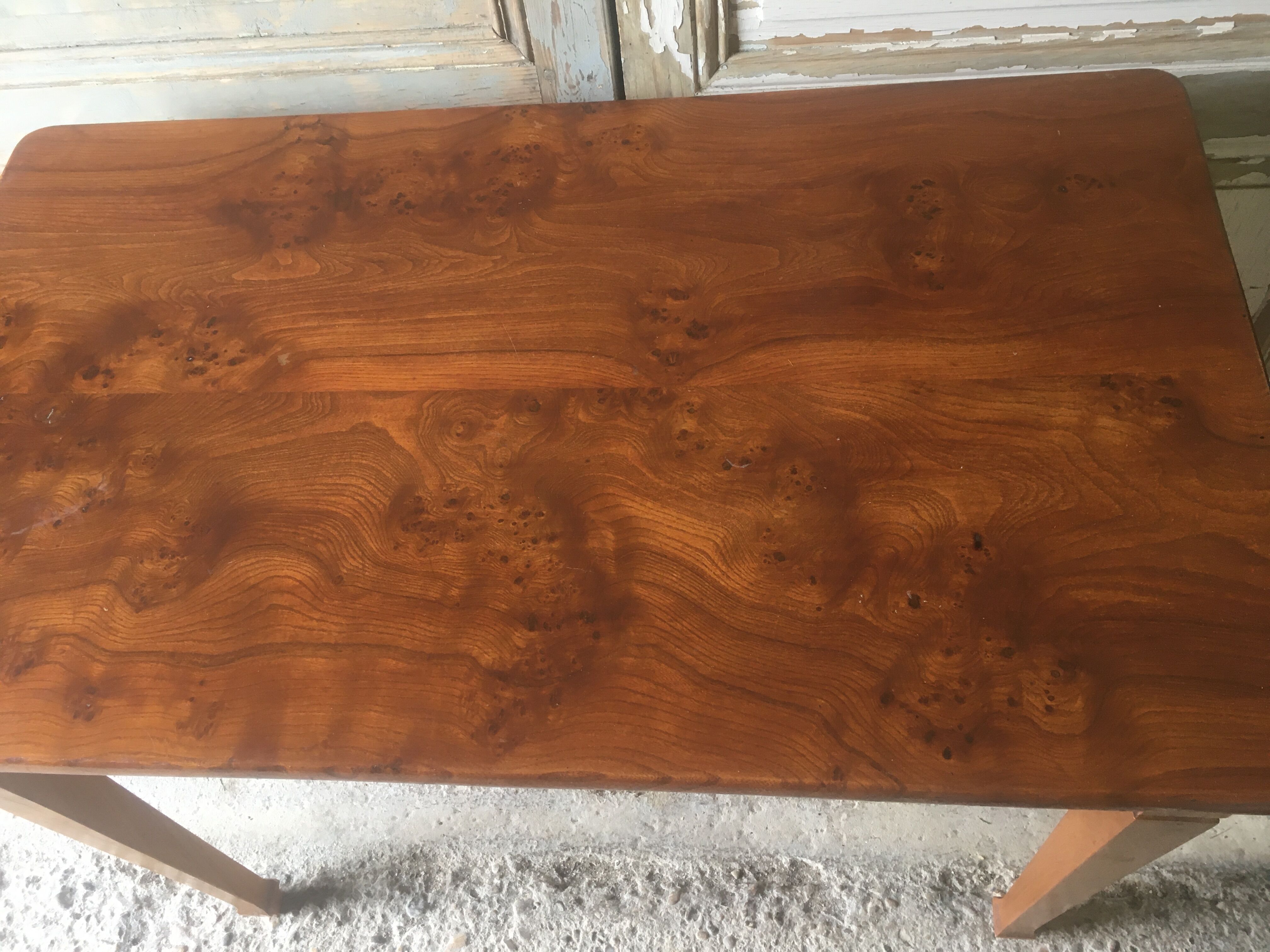 Ash burl table