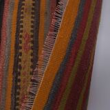 Vintage Turkish rug from Oushak, hand-woven 166x369 cm