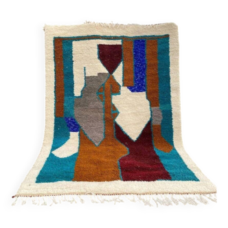 Traditional Berber rug, size 140 x 260 cm