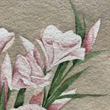 Signed watercolor with oleander flowers
