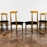 Set of 6 restored chairs by Bernard Malendowicz 1960s