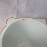 Mortar and pestle in faience