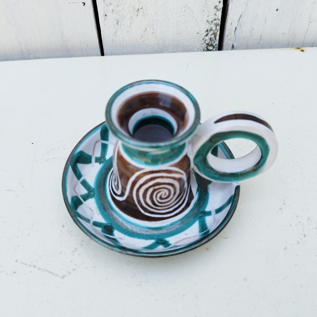 Ceramic candle holder Robert Picault Vallauris