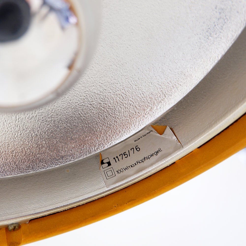 Yellow wall lamp Space Age by Arnold Berges for Staff – Germany, 1970s