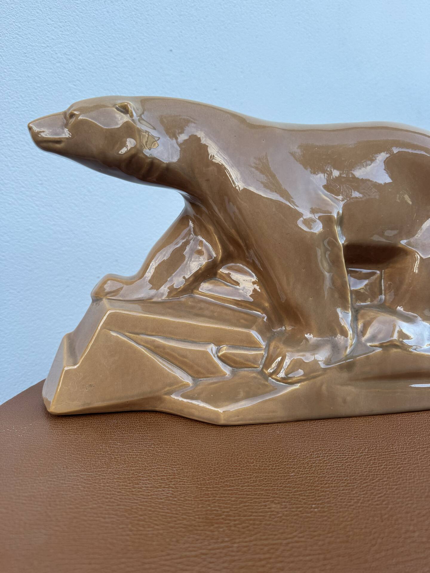 Sculpture ours Art Déco E.Cazaux
