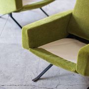 Set de salon canapé - 2 fauteuils design 1960 par Paul Geoffroy Troika Airborne