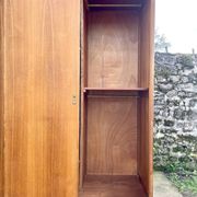 Wardrobe with 3 sliding doors in solid wood 1960