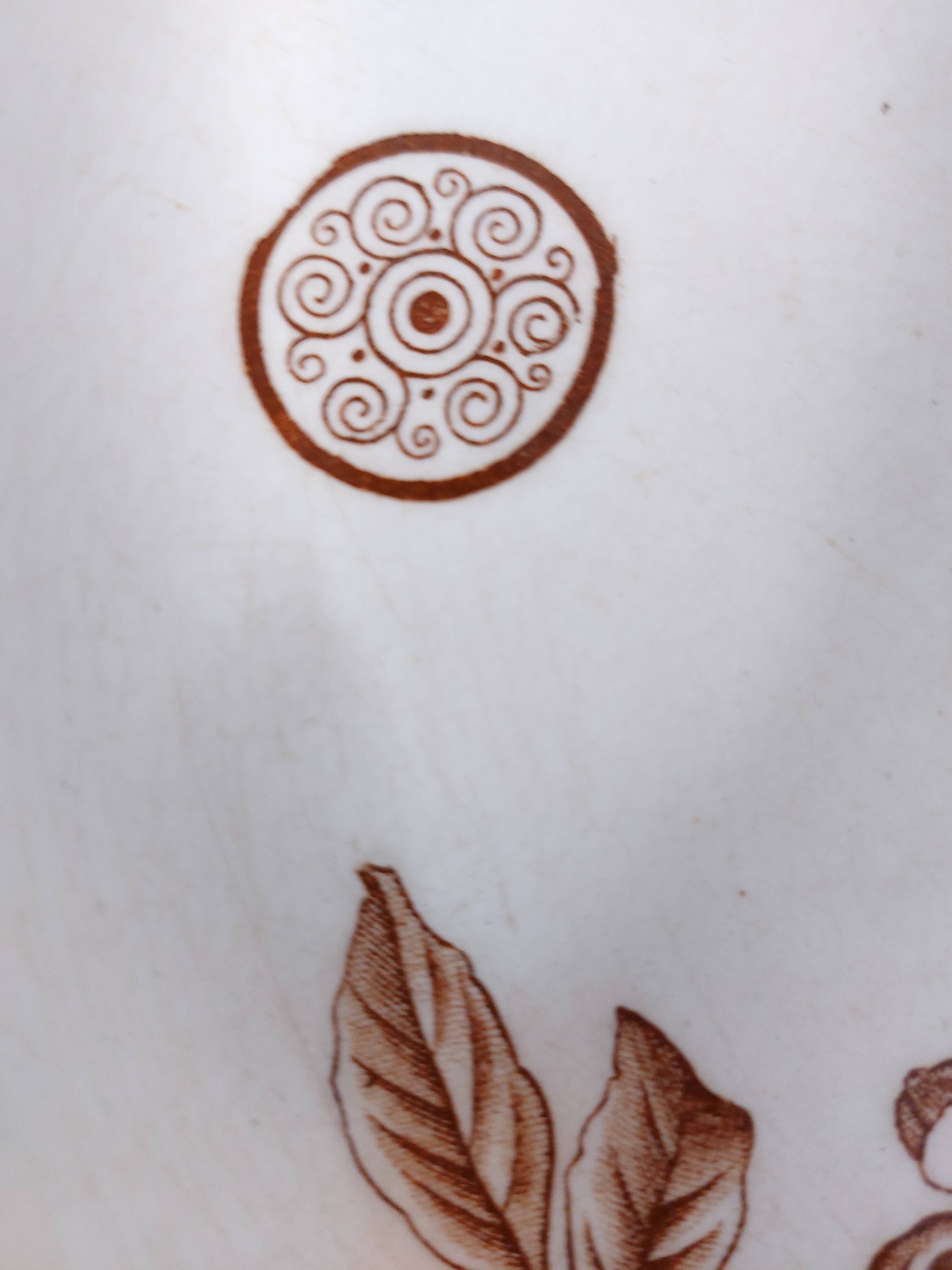 Large hollow iron earth dish daisy decor