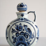 Ceramic bottle delft blauw
