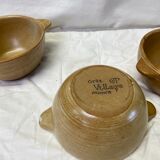Set of 3 stoneware bowls