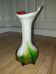 Vintage heart vase – Red blown glass – 1970s