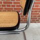 Chaise en chrome et noir