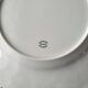 6 Large flat plates in white Limoges porcelain