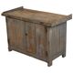 Characterful Old Blue Workbench Sideboard Unique 124cm