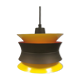Hanging lamp, produced by Danish Lyskaer in the 1980s.