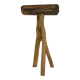 Tripod trading stool, peasant art Ariège, France (nineteenth century)