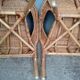 Paire de fauteuils rotin vintage