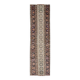 Tapis coureur vintage turc saumon et crème, 70x262 cm