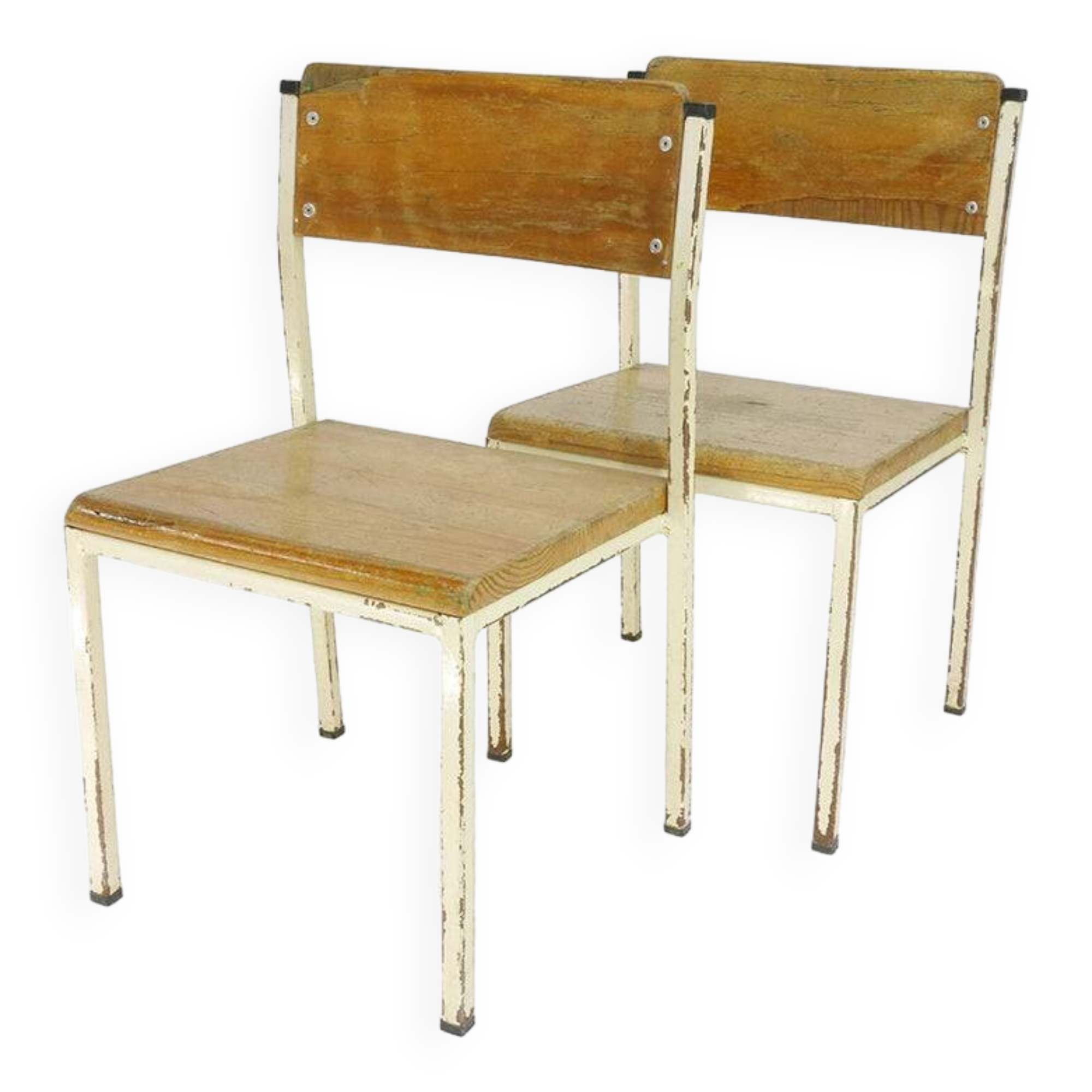 Pair of school chairs