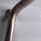 Double candlestick in silver-plated metal