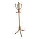 Vintage rattan bamboo coat rack