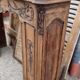 19th century wooden fireplace