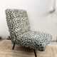 Vintage heater 50's leopard